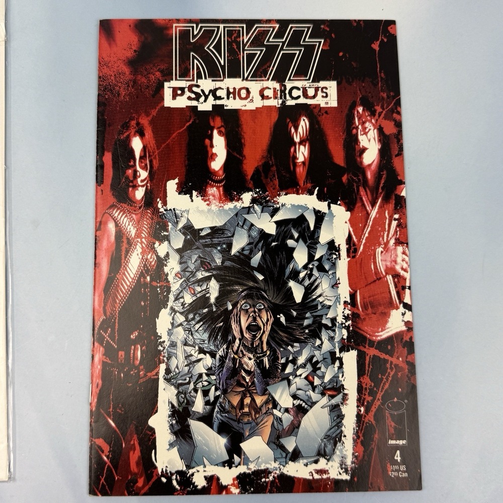 Kiss Psycho Circus Comic Book #4 1st Printing 1997 VINTAGE